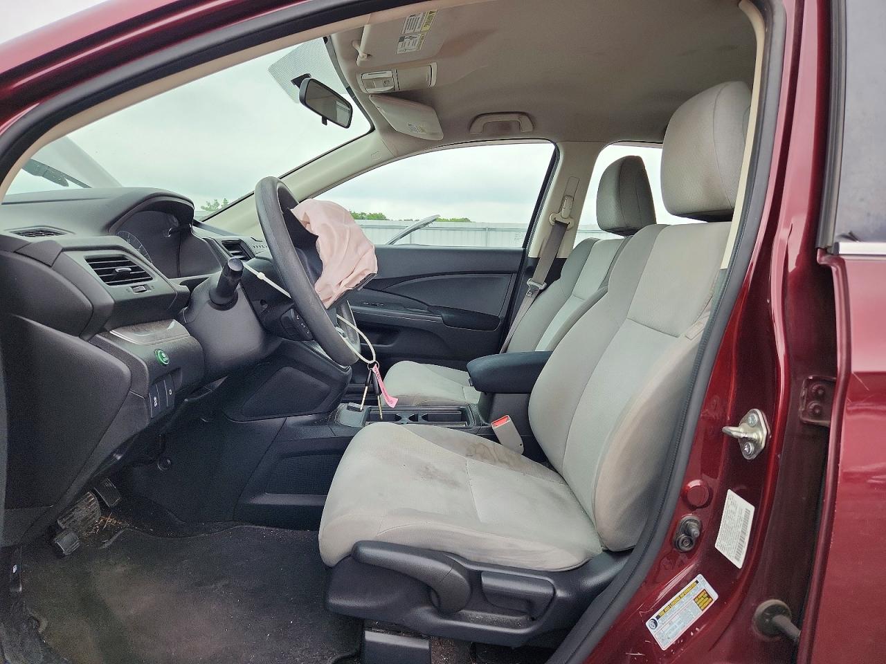 2015 Honda Cr-v Lx Red vin: 2HKRM4H34FH689960
