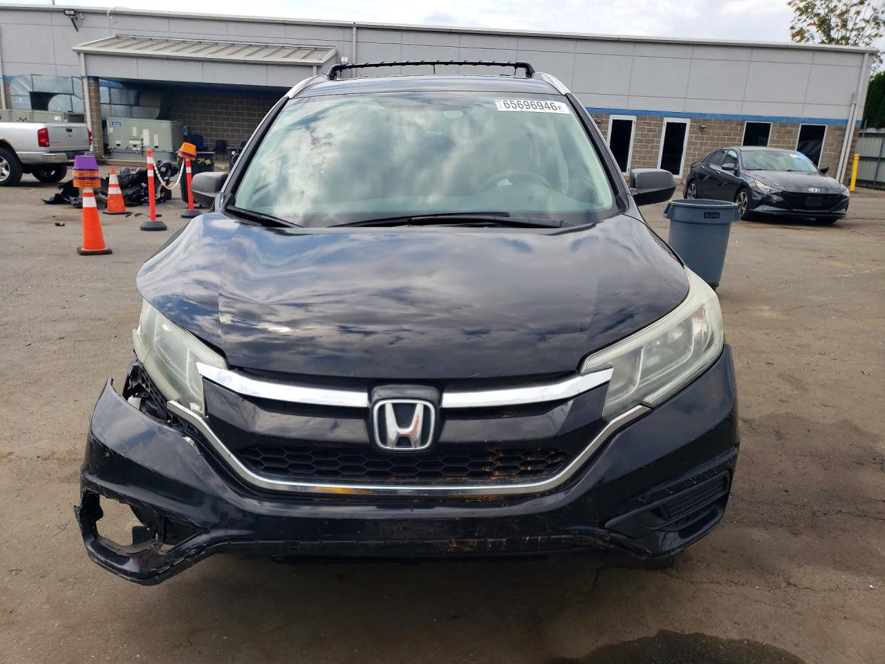 2016 Honda Cr-v Lx Black vin: 2HKRM4H34GH677597