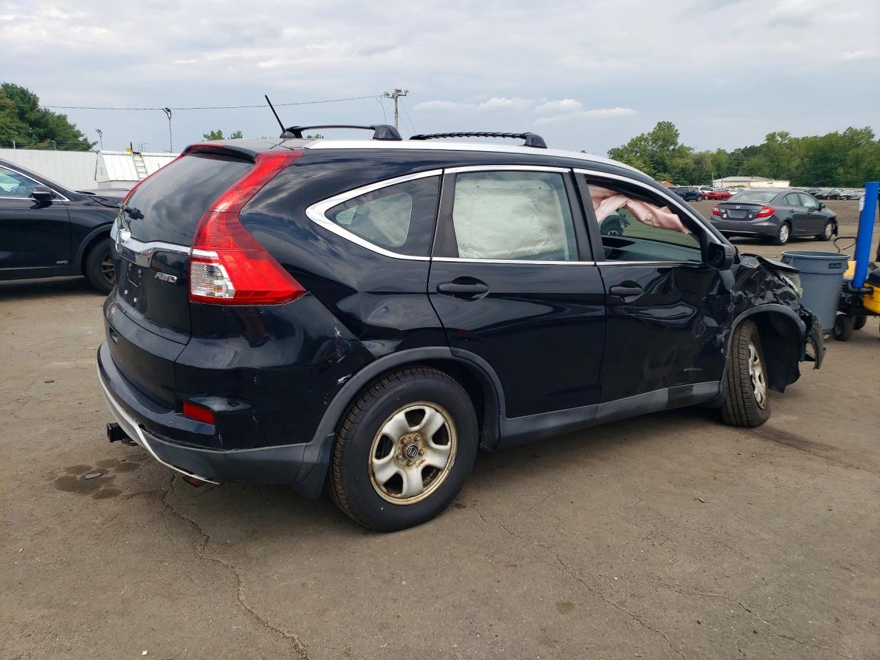 2016 Honda Cr-v Lx Black vin: 2HKRM4H34GH677597