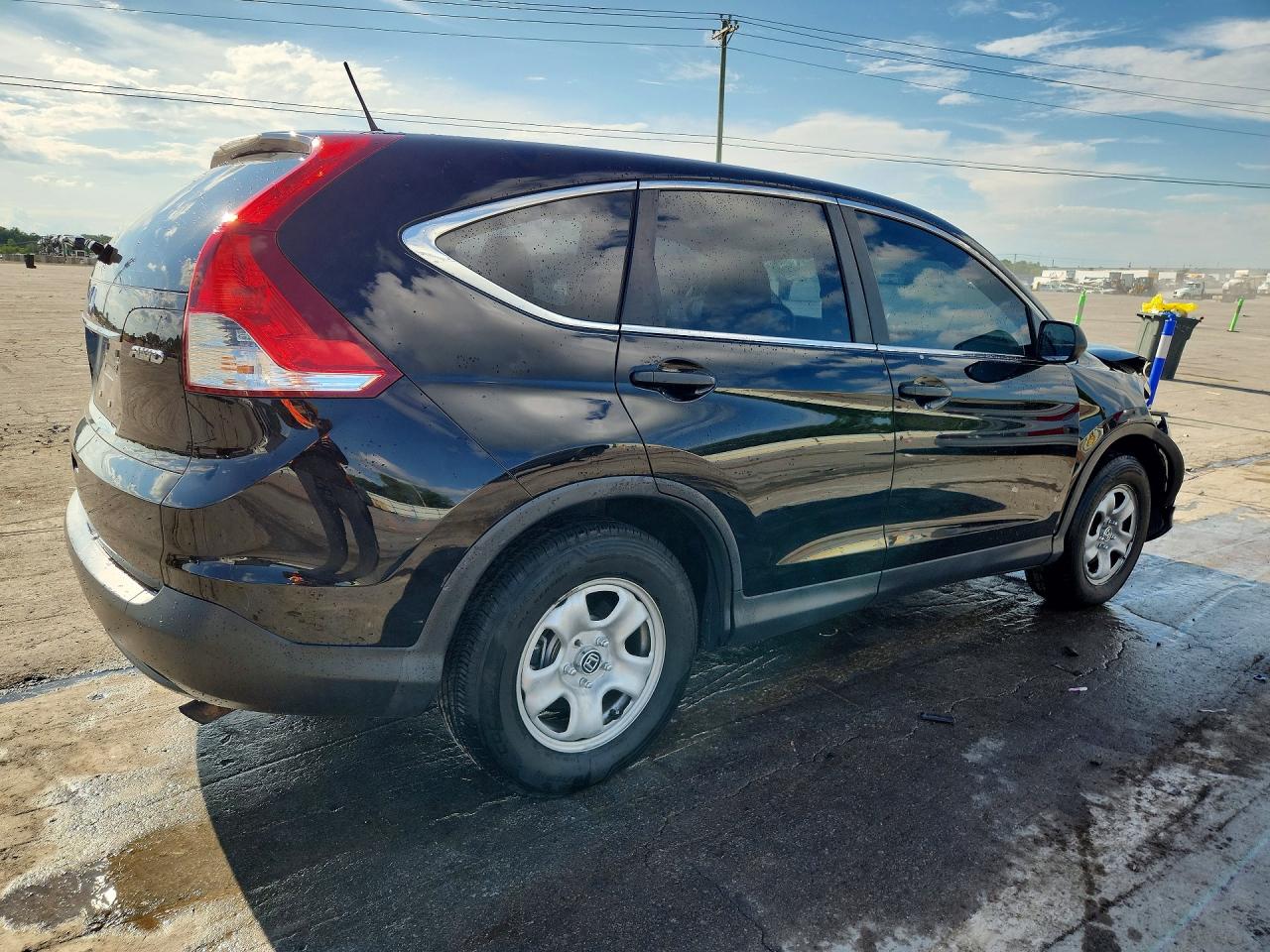 2013 Honda Cr-v Lx Black vin: 2HKRM4H35DH648654