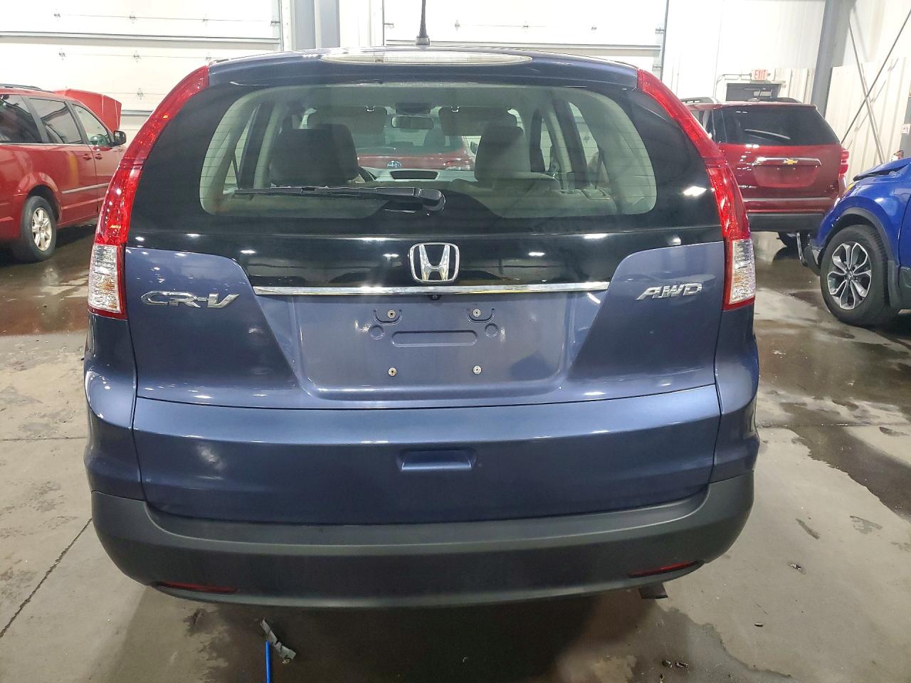 2013 Honda Cr-v Lx Blue vin: 2HKRM4H35DH692721