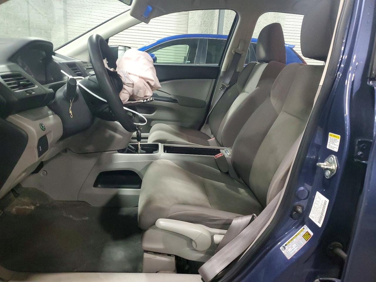 2013 Honda Cr-v Lx Blue vin: 2HKRM4H35DH692721