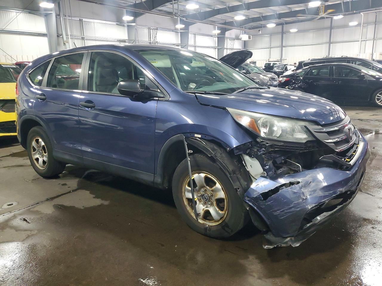 2013 Honda Cr-v Lx Blue vin: 2HKRM4H35DH692721