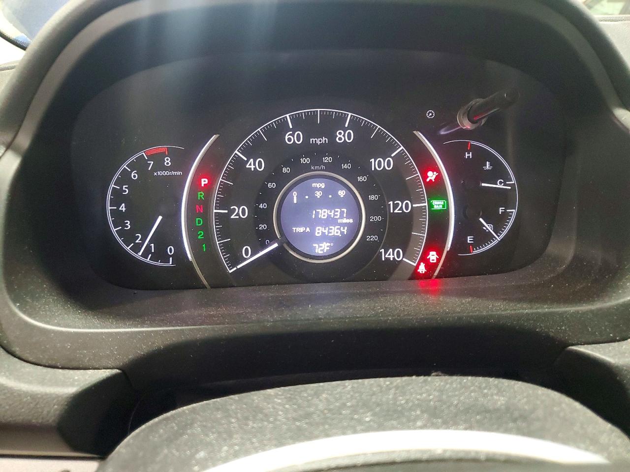 2013 Honda Cr-v Lx Blue vin: 2HKRM4H35DH692721