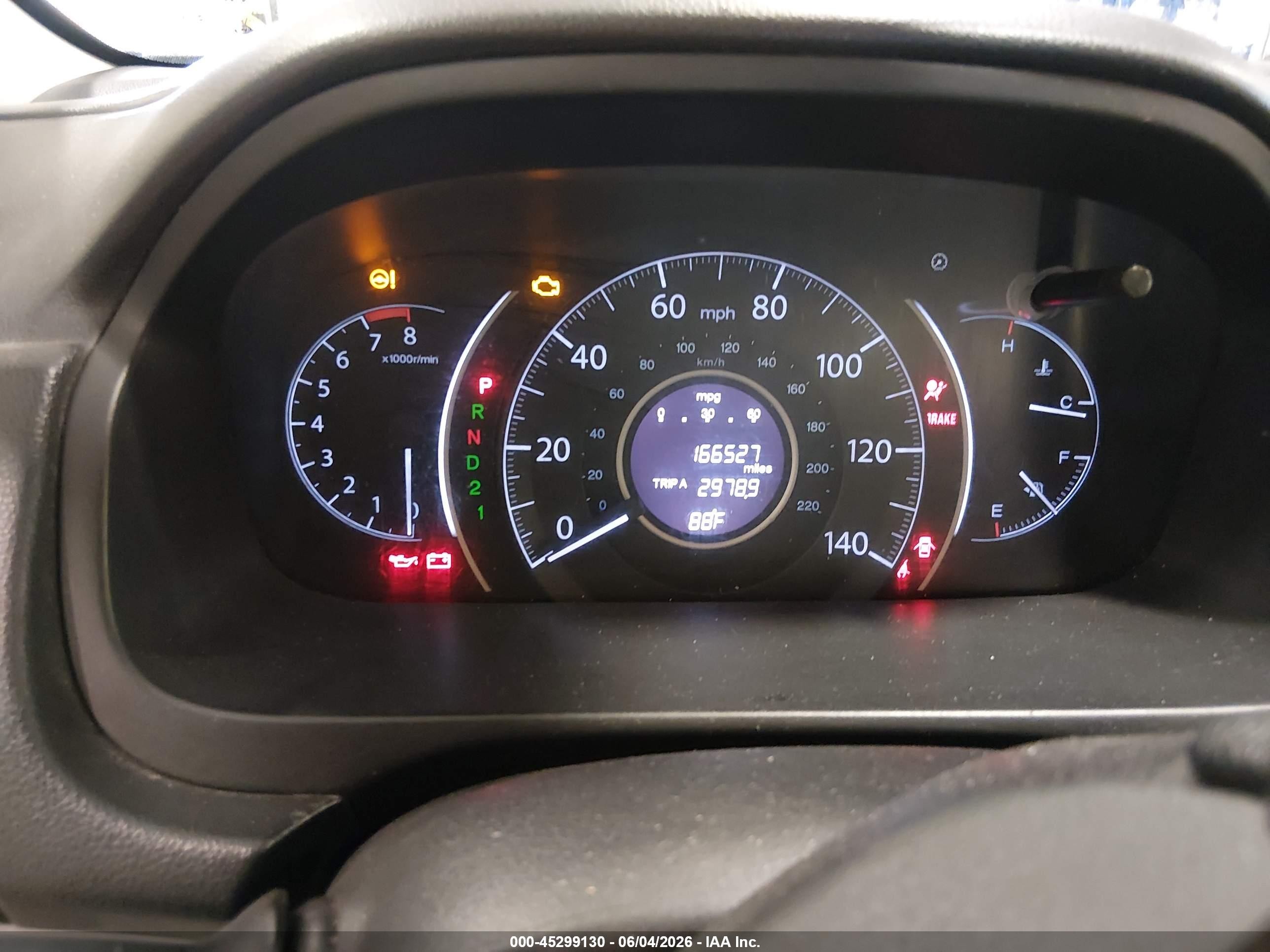 2013 Honda Cr-v Lx Blue vin: 2HKRM4H35DH693934