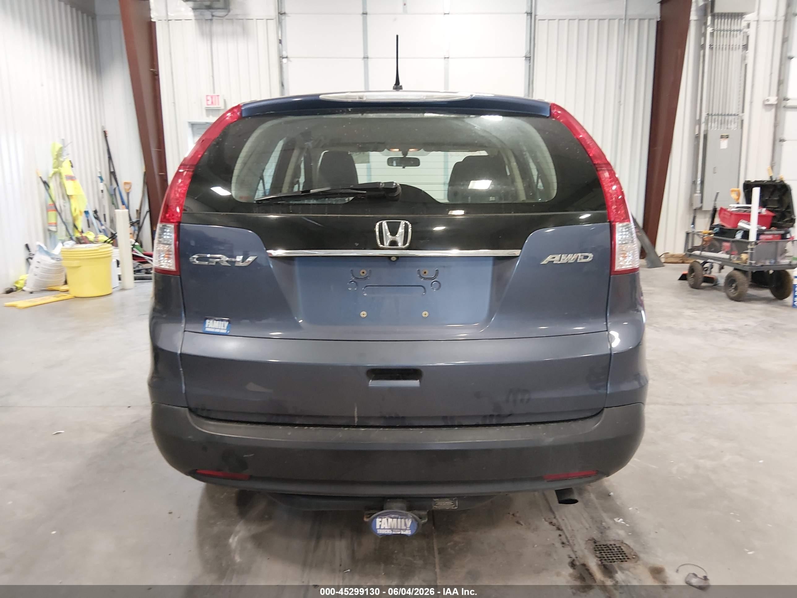 2013 Honda Cr-v Lx Blue vin: 2HKRM4H35DH693934
