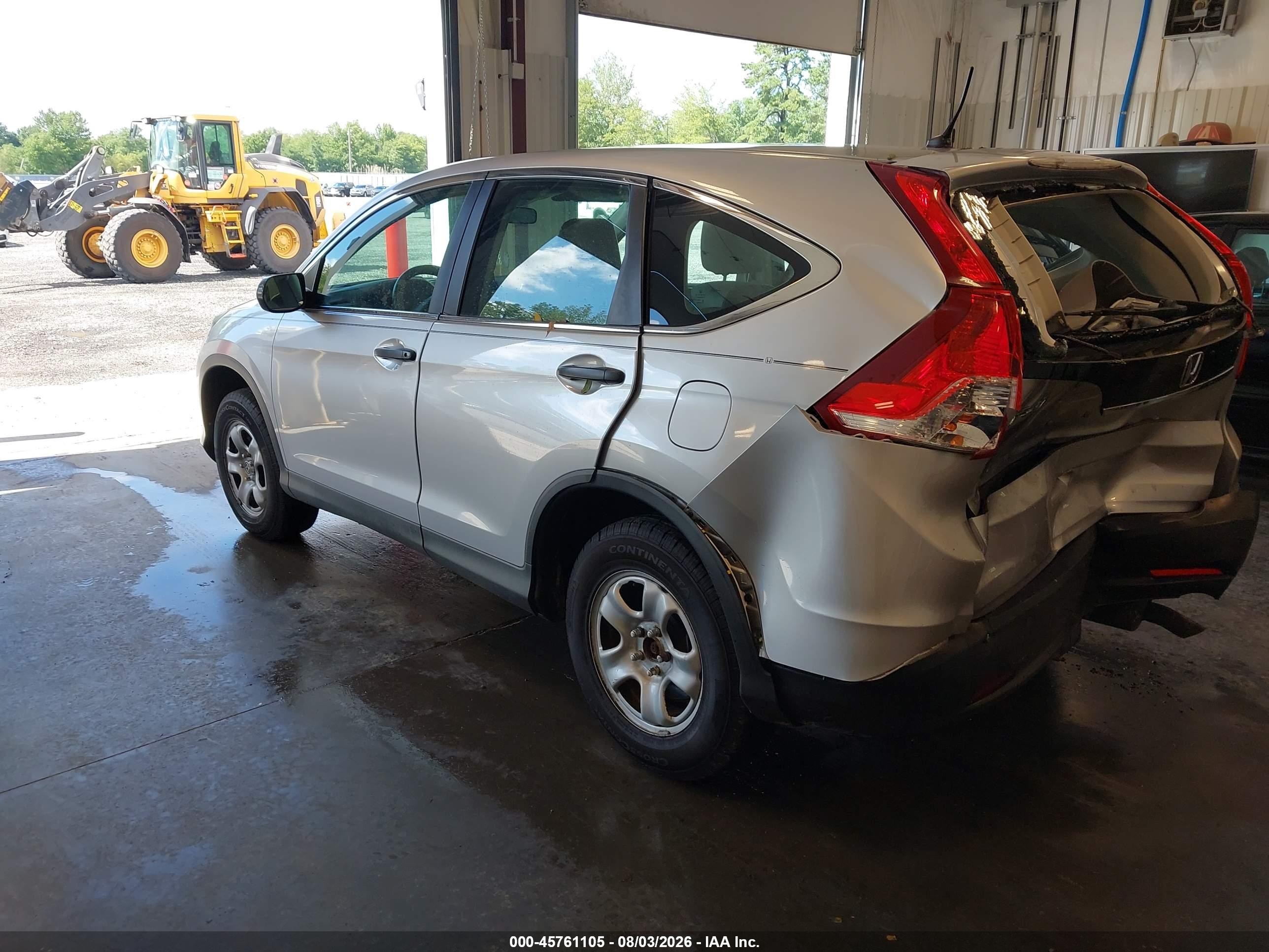 2014 Honda Cr-v Lx Silver vin: 2HKRM4H35EH600010