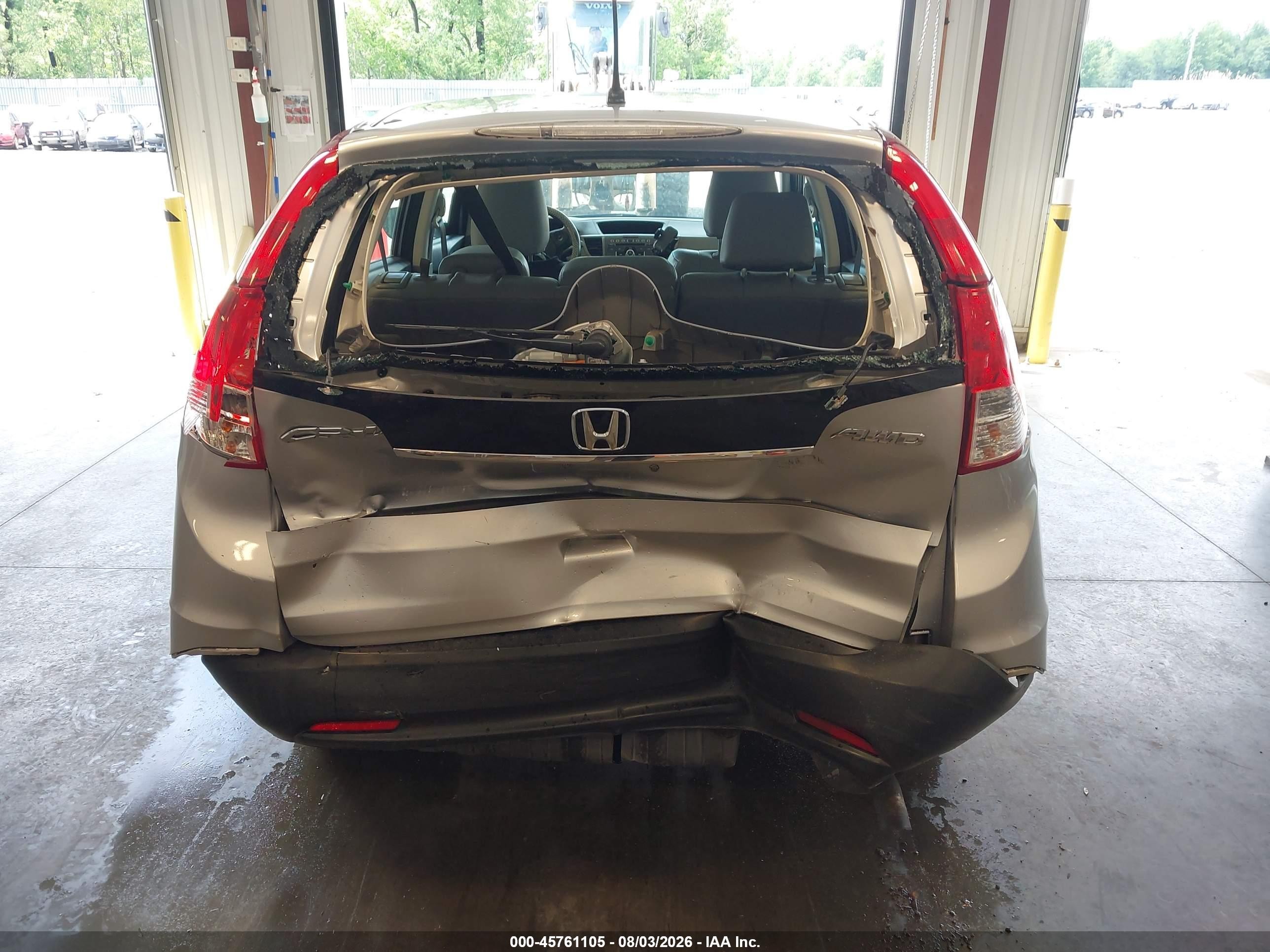 2014 Honda Cr-v Lx Silver vin: 2HKRM4H35EH600010