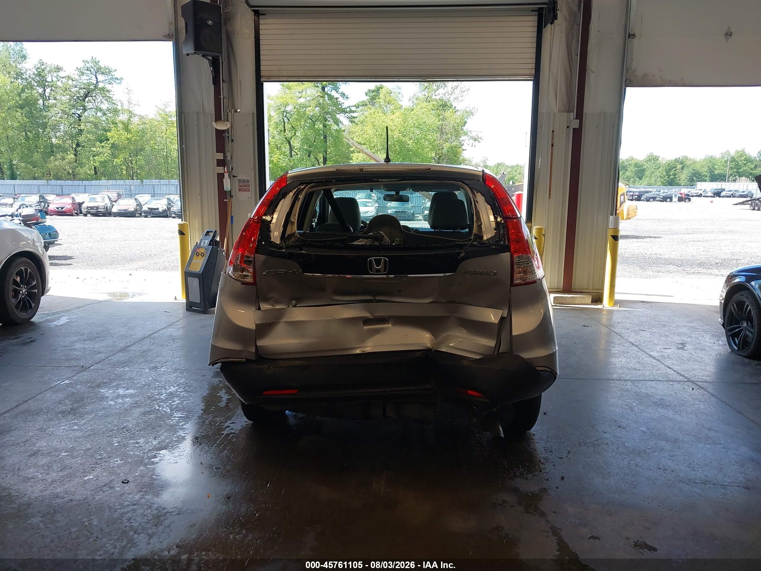 2014 Honda Cr-v Lx Silver vin: 2HKRM4H35EH600010