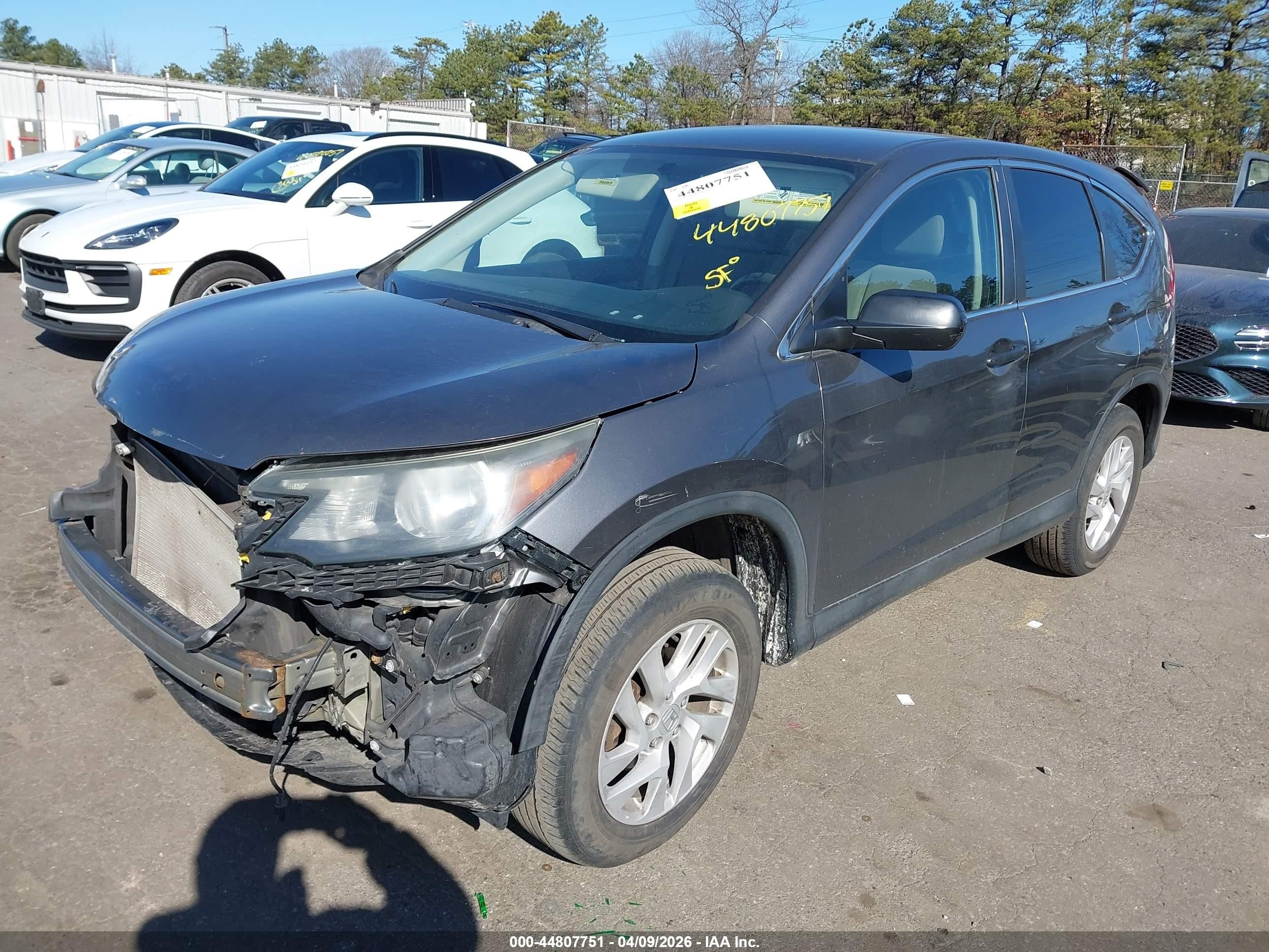 2014 Honda Cr-v Lx Gray vin: 2HKRM4H35EH601870