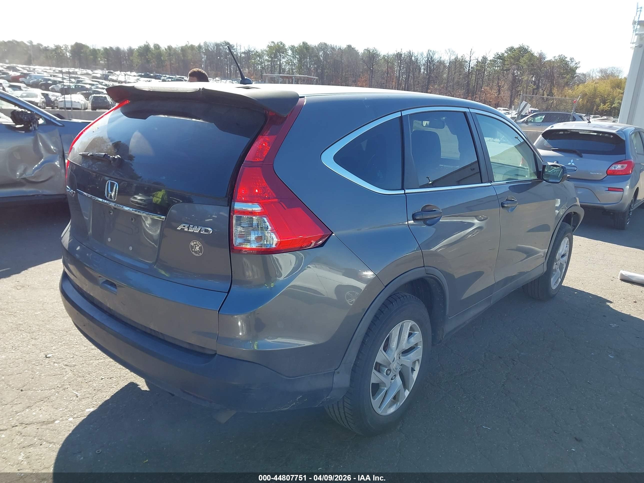 2014 Honda Cr-v Lx Gray vin: 2HKRM4H35EH601870