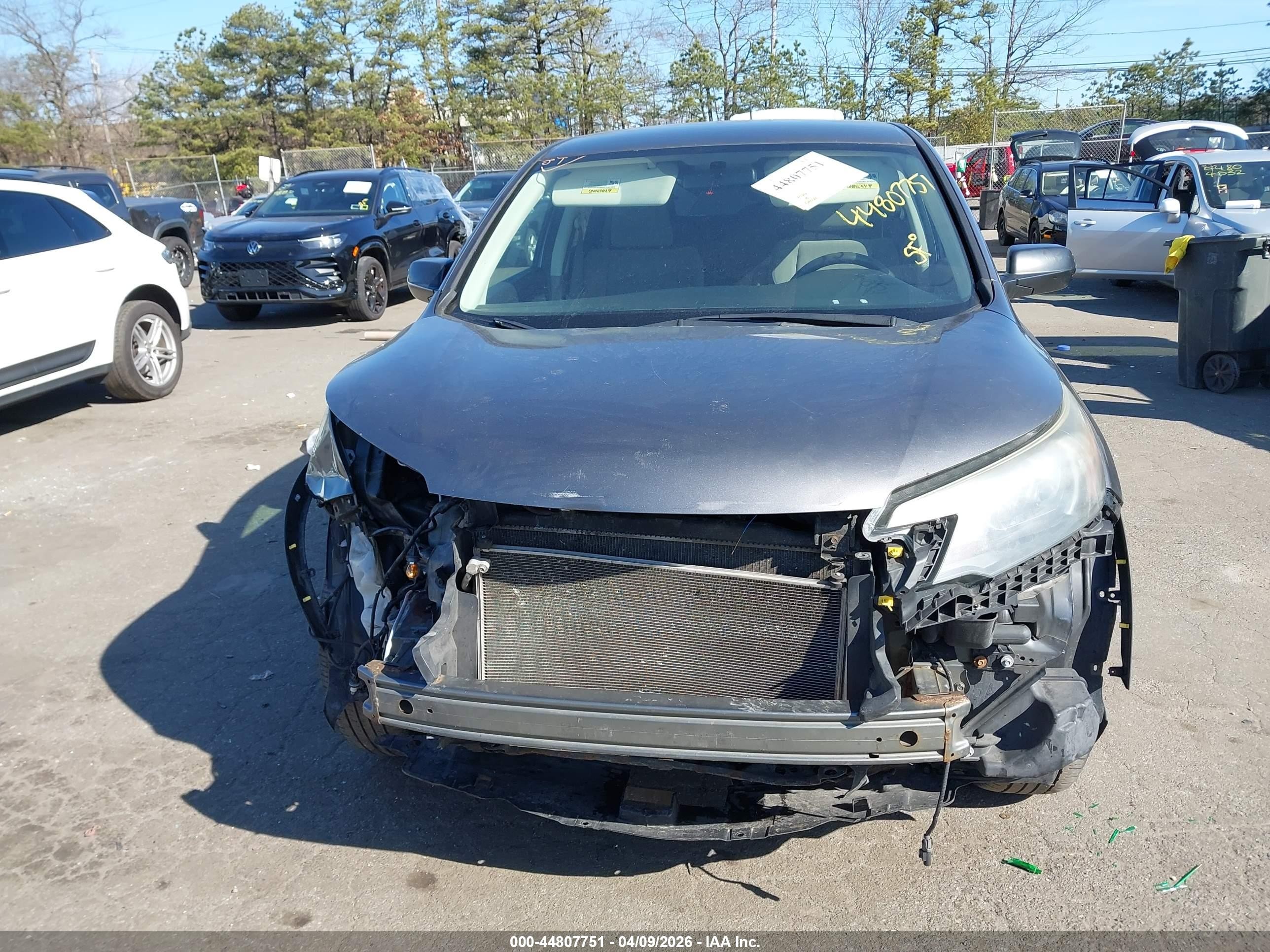 2014 Honda Cr-v Lx Gray vin: 2HKRM4H35EH601870