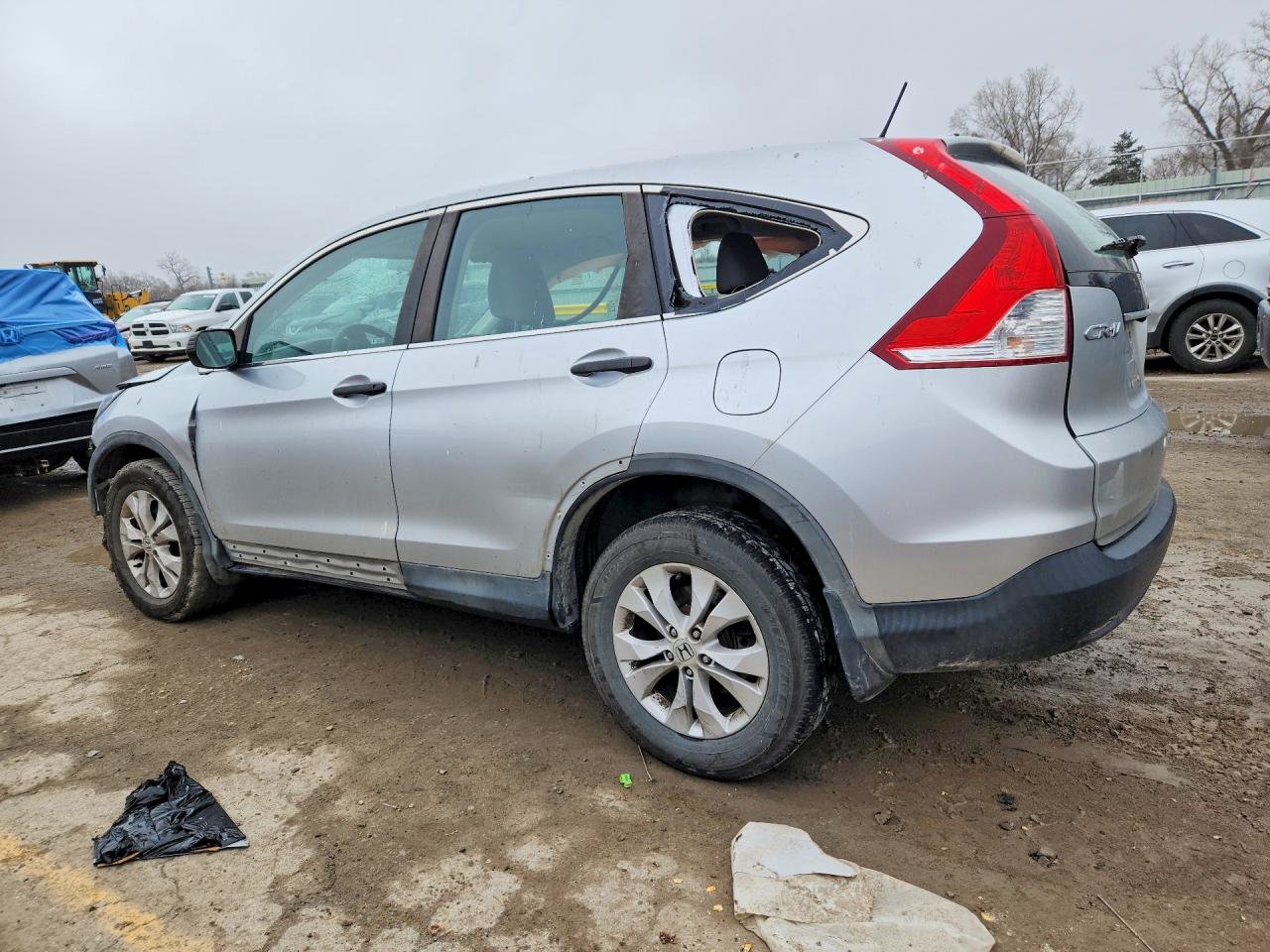 2014 Honda Cr-v Lx Silver vin: 2HKRM4H35EH626168