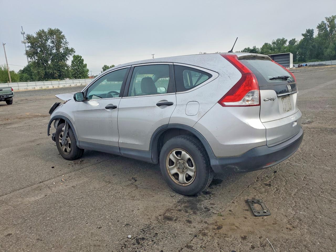 2014 Honda Cr-v Lx Gray vin: 2HKRM4H35EH645660