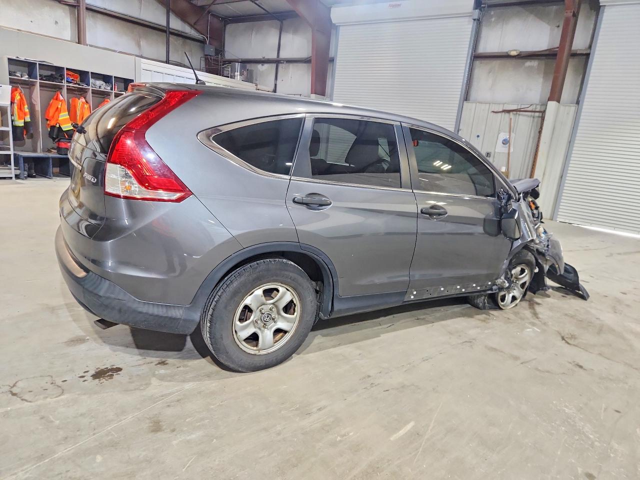 2014 Honda Cr-v Lx Gray vin: 2HKRM4H35EH670171