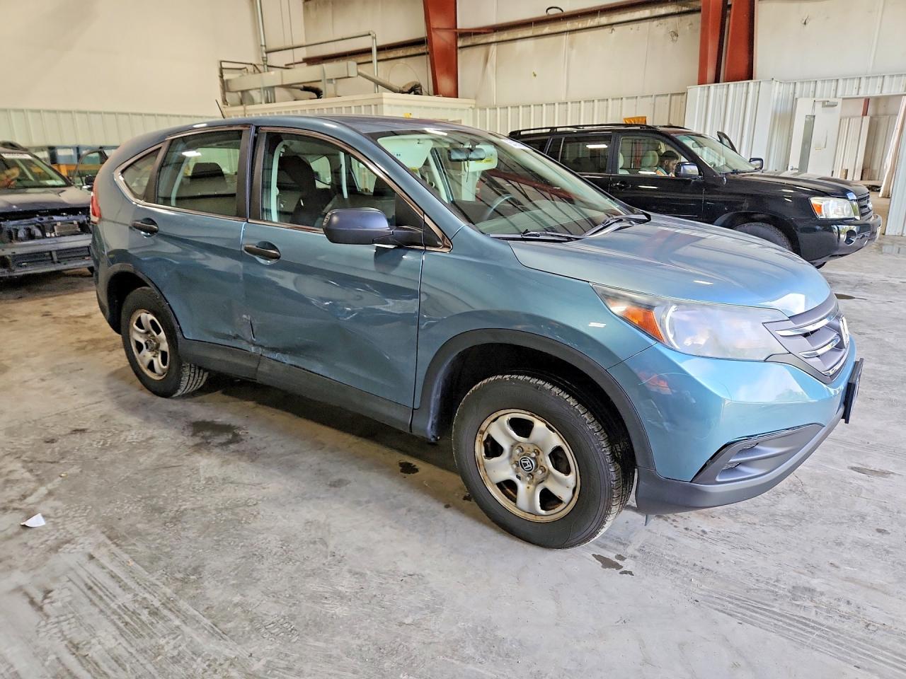 2014 Honda Cr-v Lx Blue vin: 2HKRM4H35EH673930