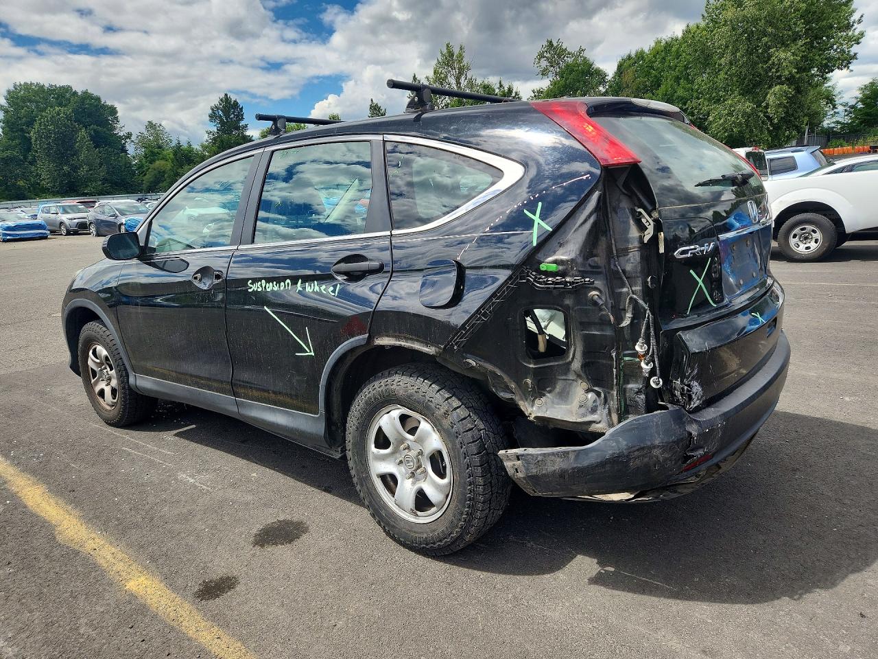 2014 Honda Cr-v Lx Черный vin: 2HKRM4H35EH719451