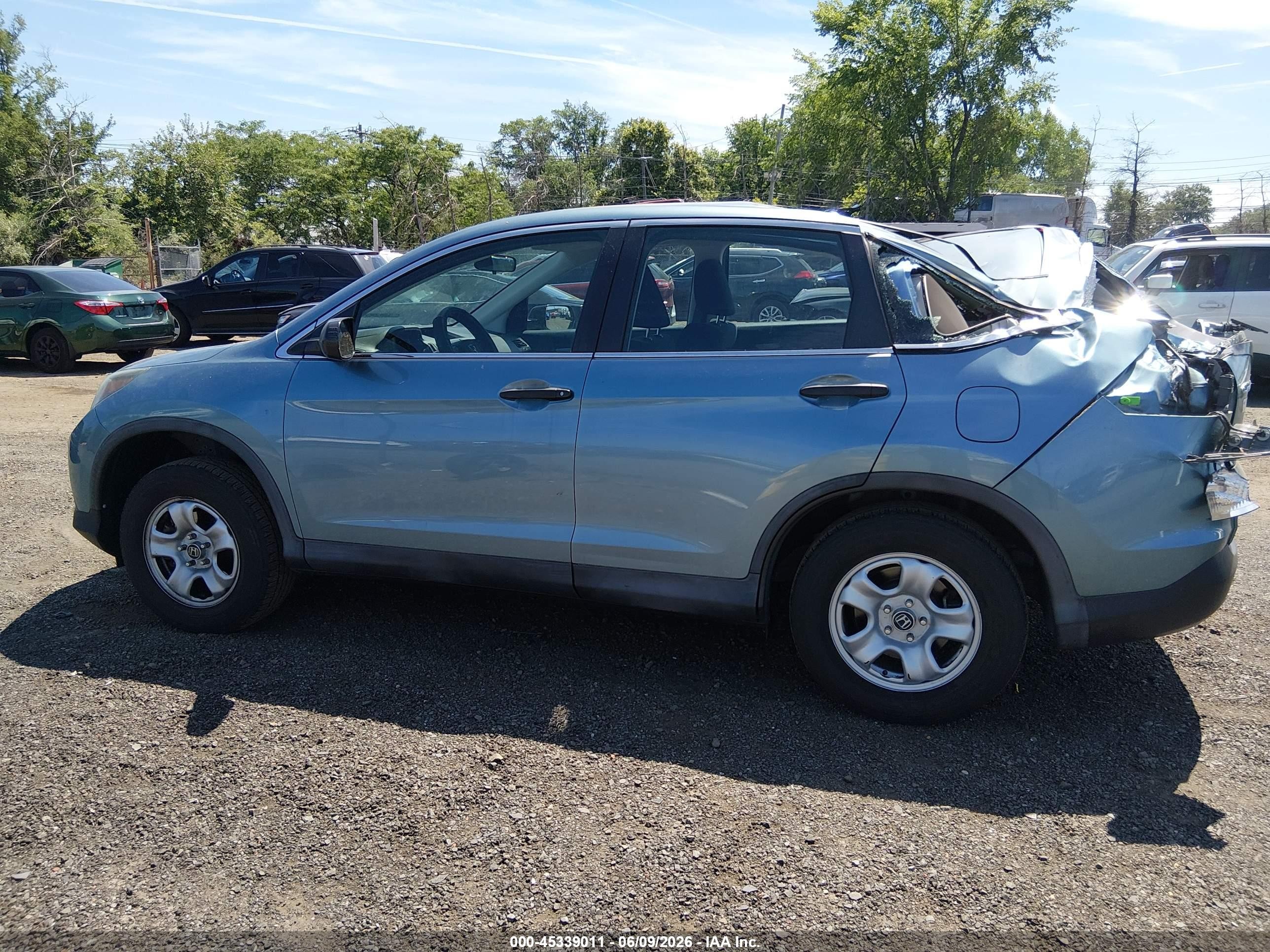 2014 Honda Cr-v Lx Navy vin: 2HKRM4H35EH724696