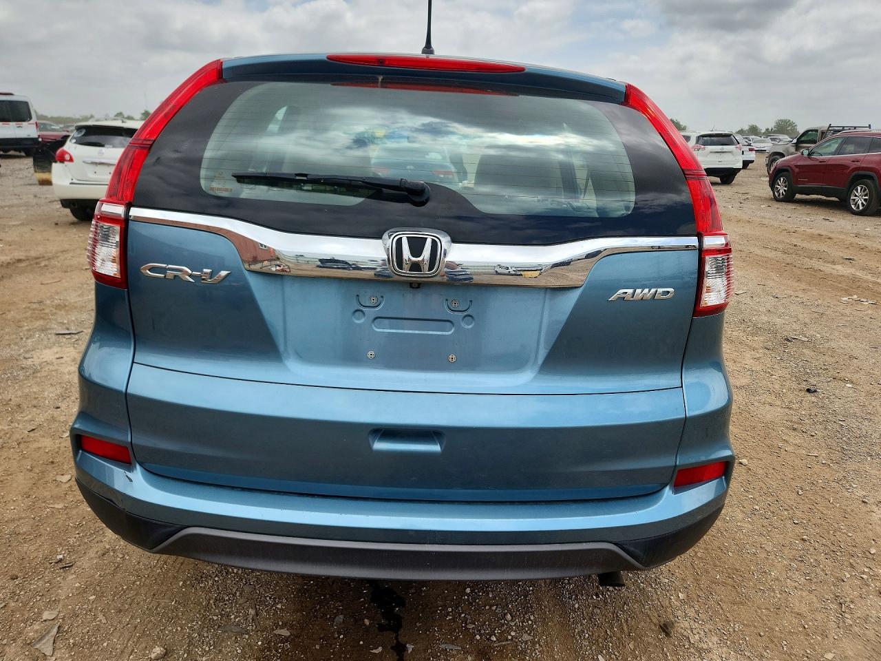 2015 Honda Cr-v Lx Blue vin: 2HKRM4H35FH602308