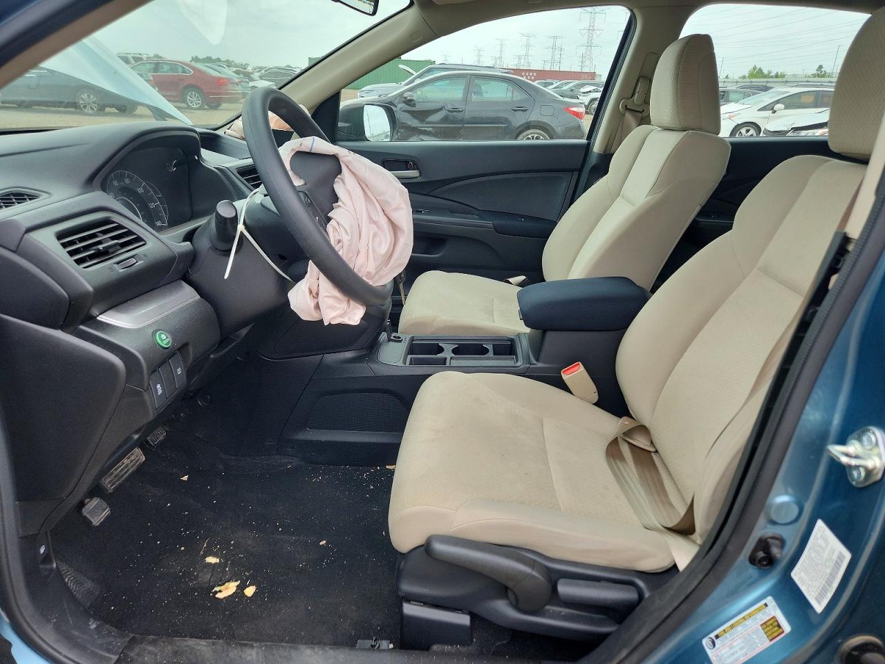 2015 Honda Cr-v Lx Blue vin: 2HKRM4H35FH602308