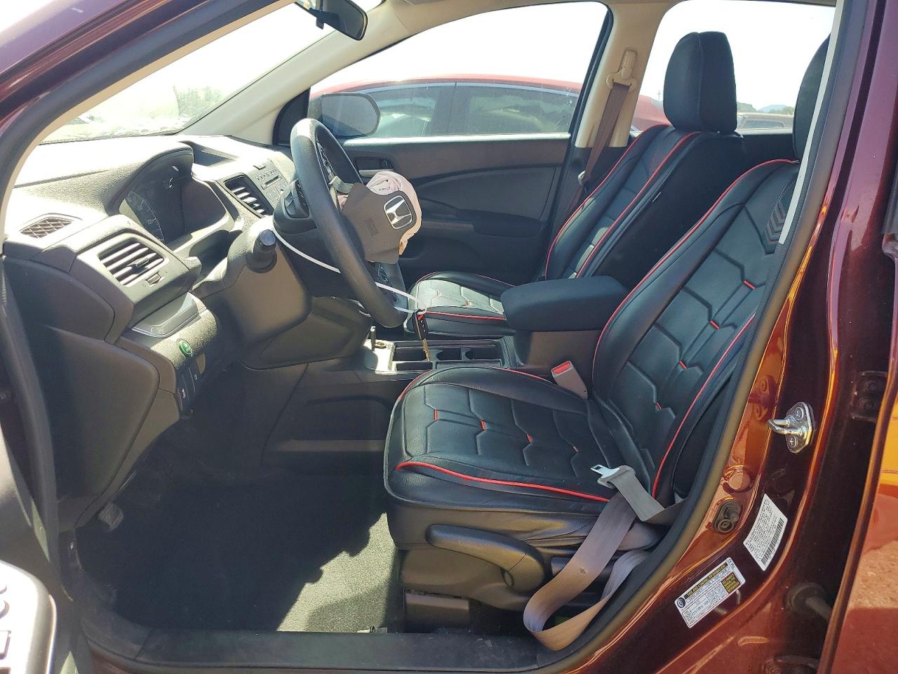 2015 Honda Cr-v Lx Maroon vin: 2HKRM4H35FH627015