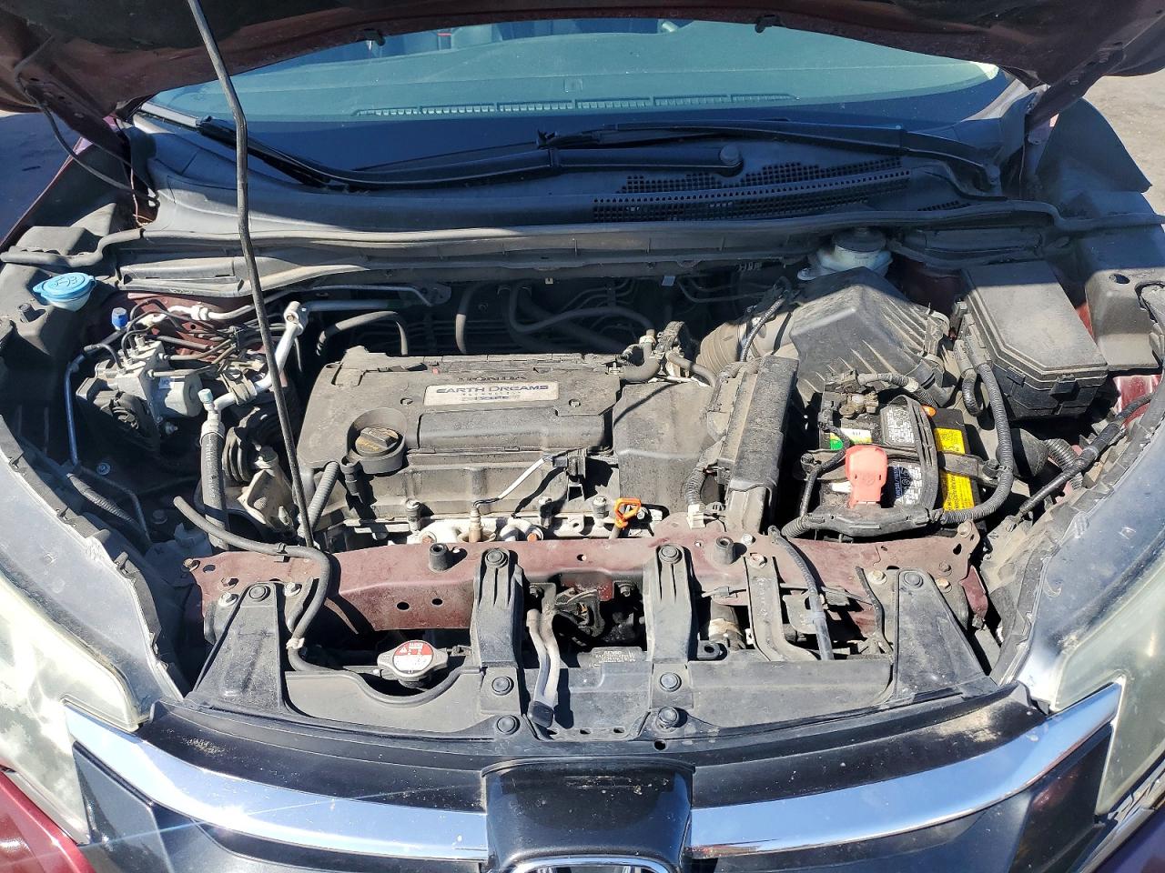 2015 Honda Cr-v Lx Maroon vin: 2HKRM4H35FH627015