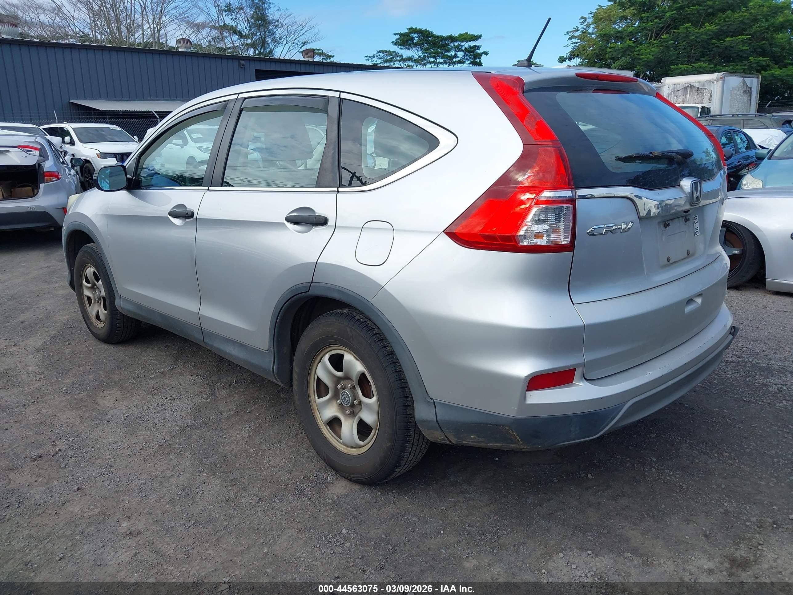 2015 Honda Cr-v Lx Silver vin: 2HKRM4H35FH629735