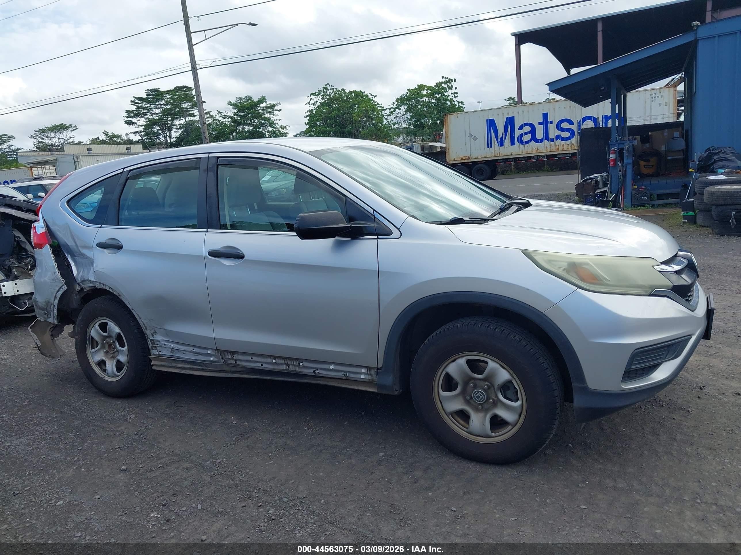 2015 Honda Cr-v Lx Silver vin: 2HKRM4H35FH629735
