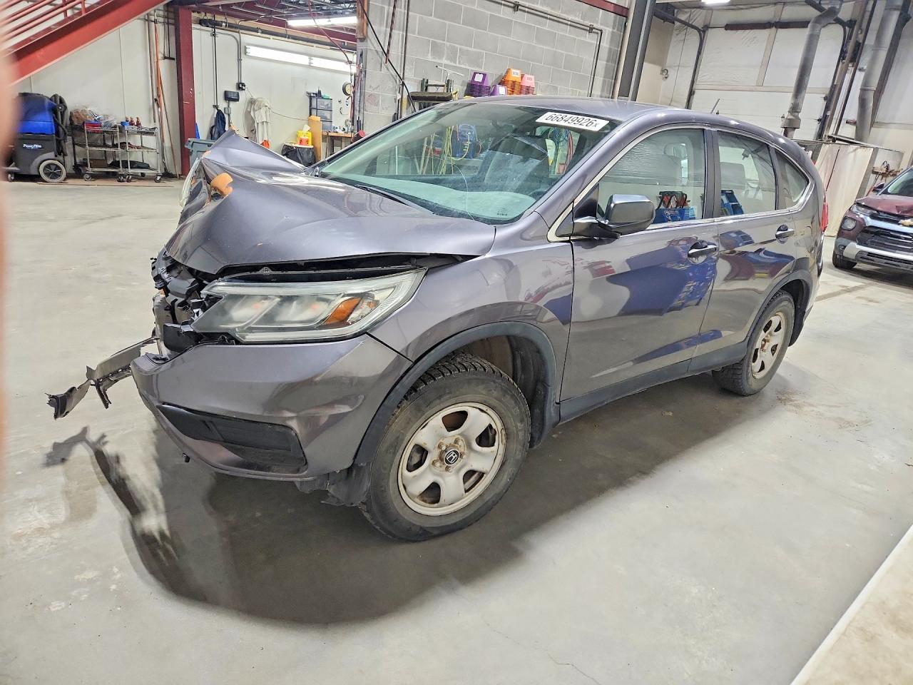 2015 Honda Cr-v Lx Gray vin: 2HKRM4H35FH638760
