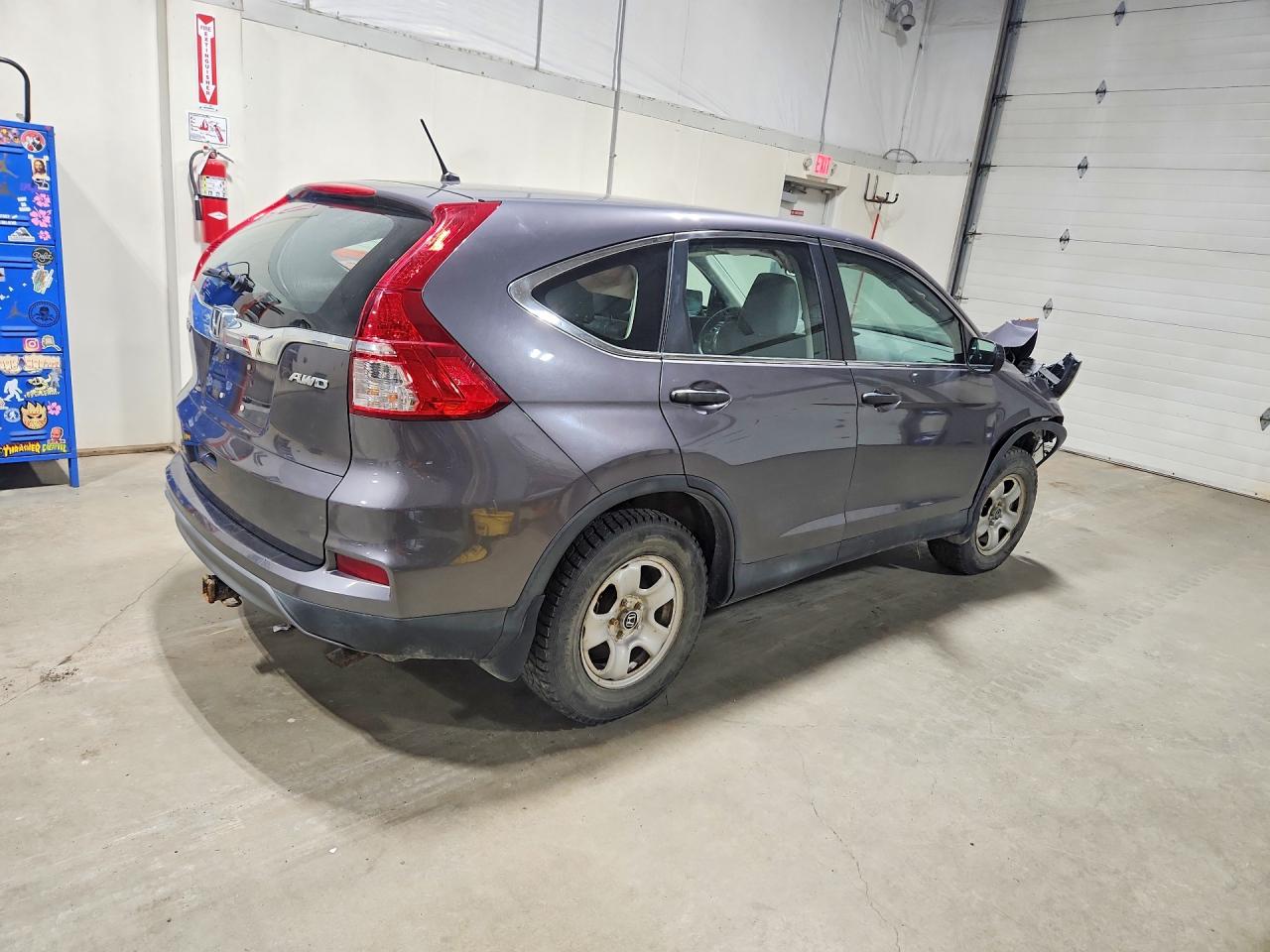 2015 Honda Cr-v Lx Gray vin: 2HKRM4H35FH638760