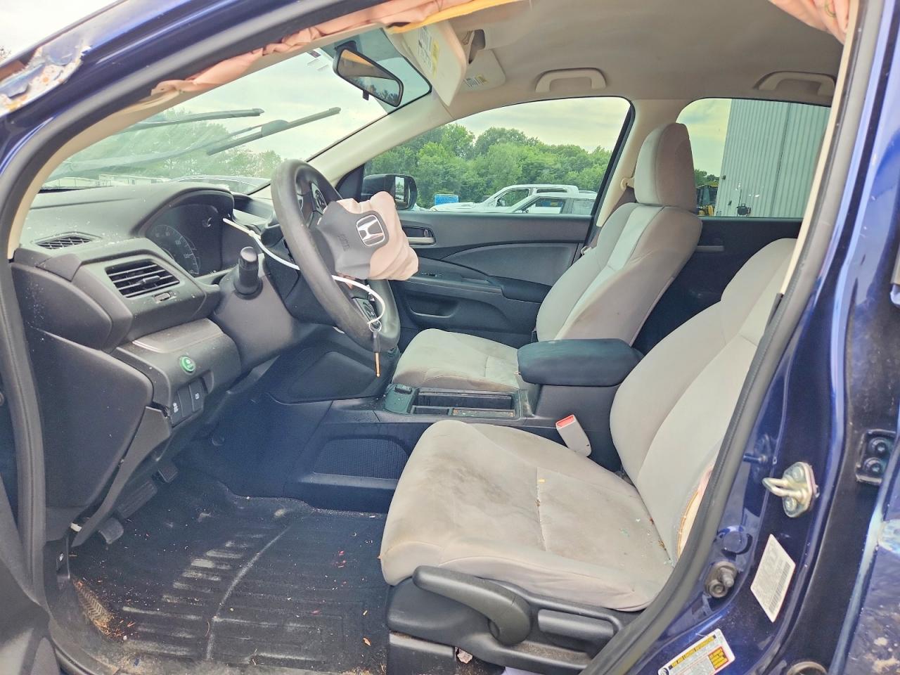2015 Honda Cr-v Lx Blue vin: 2HKRM4H35FH684864
