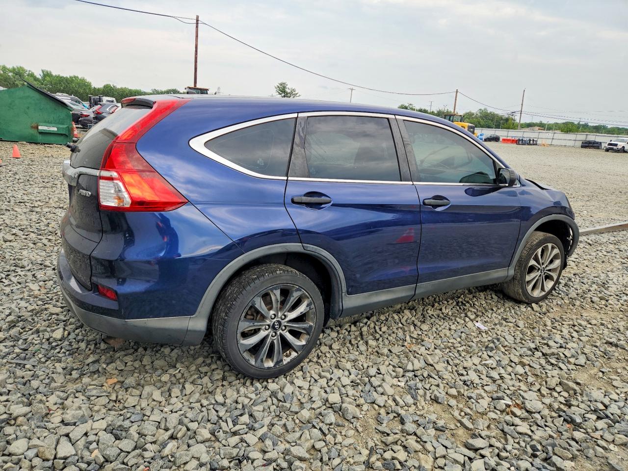 2015 Honda Cr-v Lx Blue vin: 2HKRM4H35FH684864