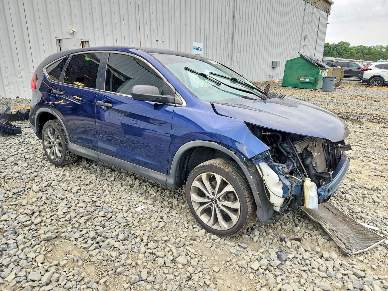 2015 Honda Cr-v Lx Blue vin: 2HKRM4H35FH684864