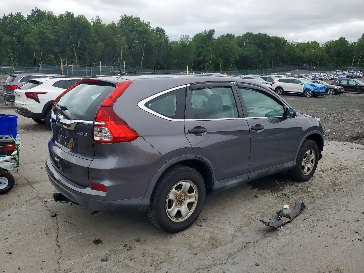 2015 Honda Cr-v Lx Charcoal vin: 2HKRM4H35FH700478