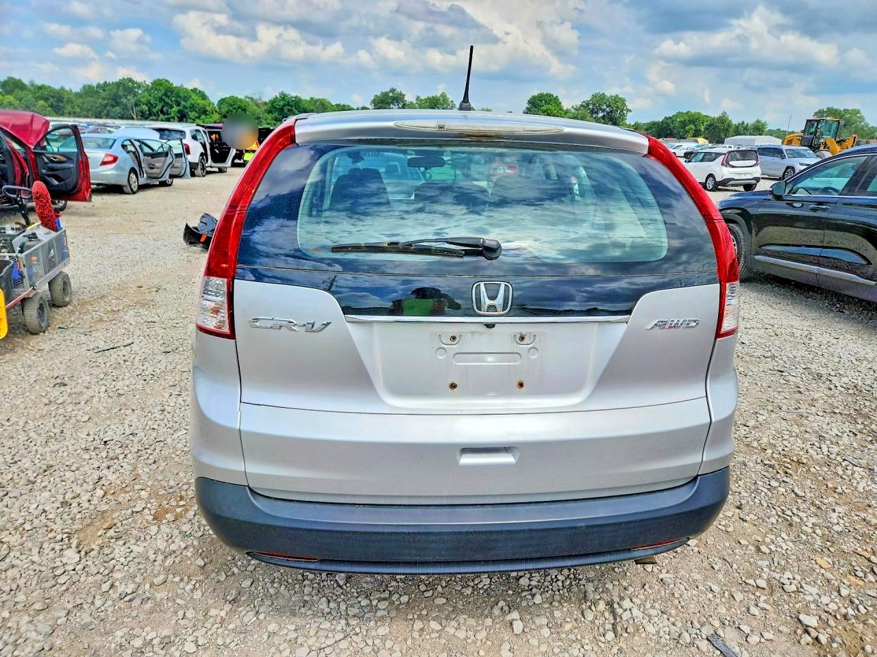 2013 Honda Cr-v Lx Silver vin: 2HKRM4H36DH601925