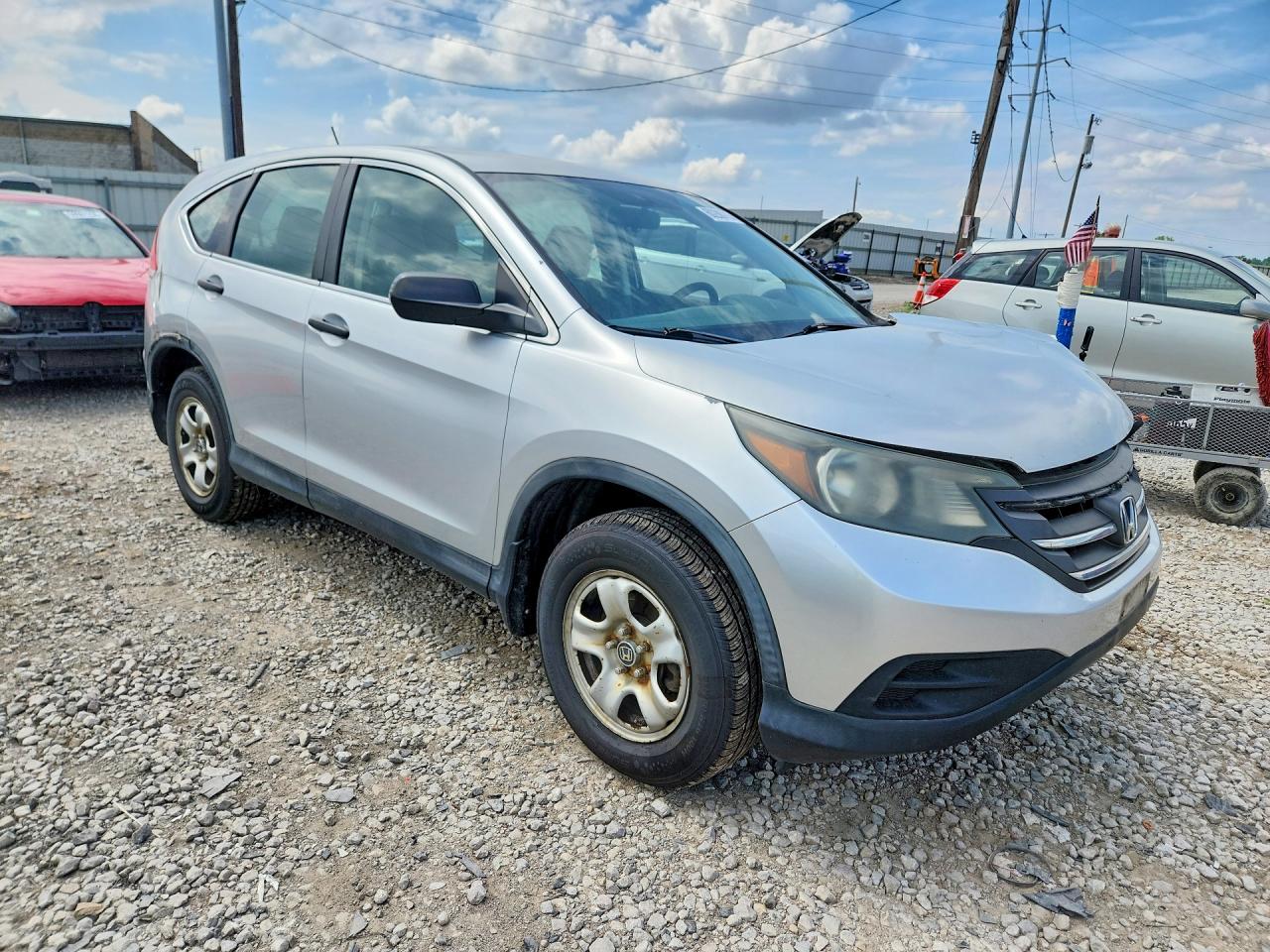 2013 Honda Cr-v Lx Silver vin: 2HKRM4H36DH601925