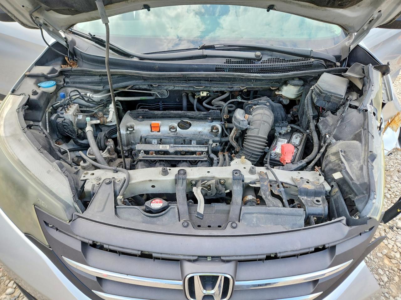 2013 Honda Cr-v Lx Silver vin: 2HKRM4H36DH601925