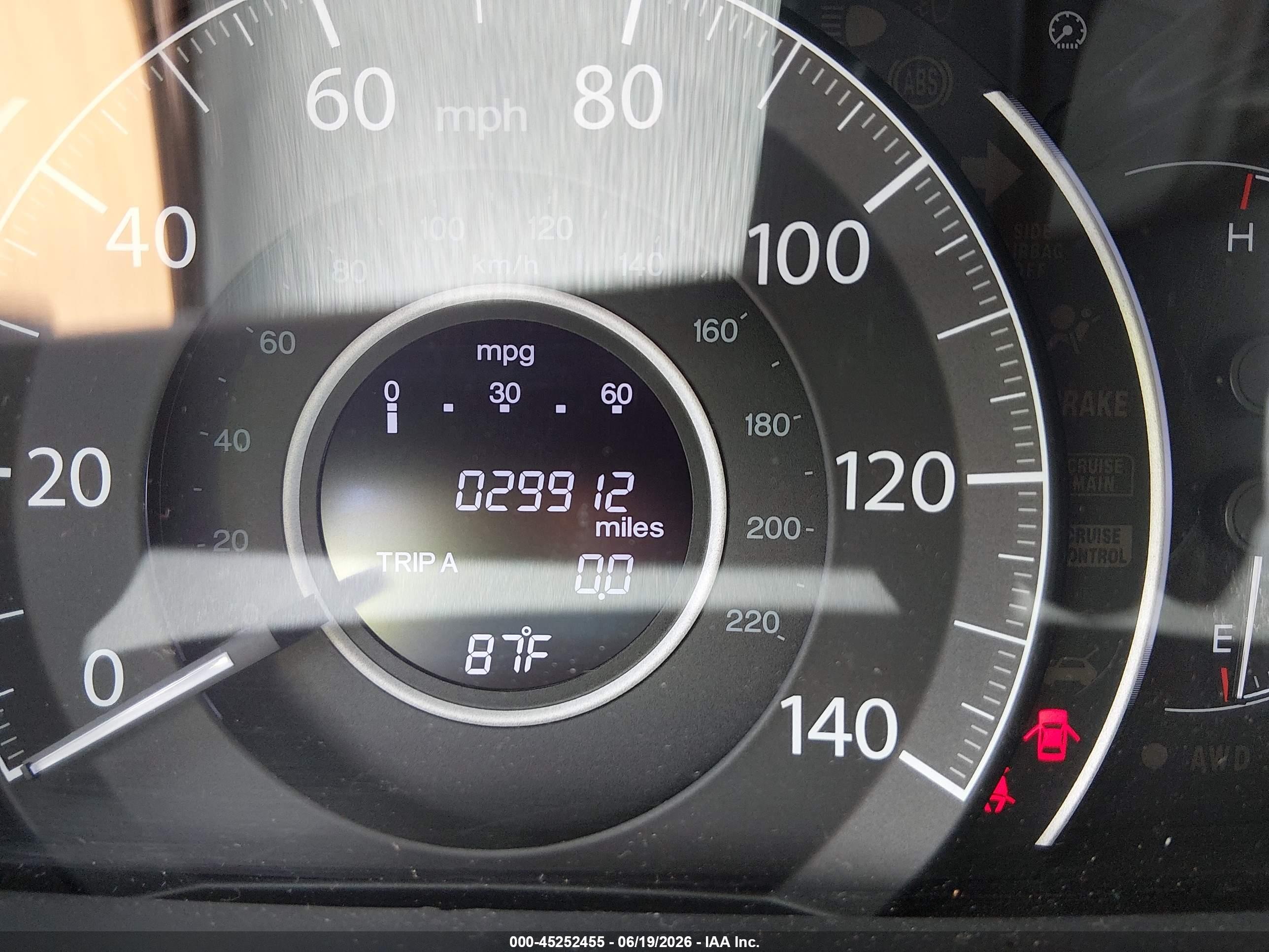 2013 Honda Cr-v Lx Gray vin: 2HKRM4H36DH620362