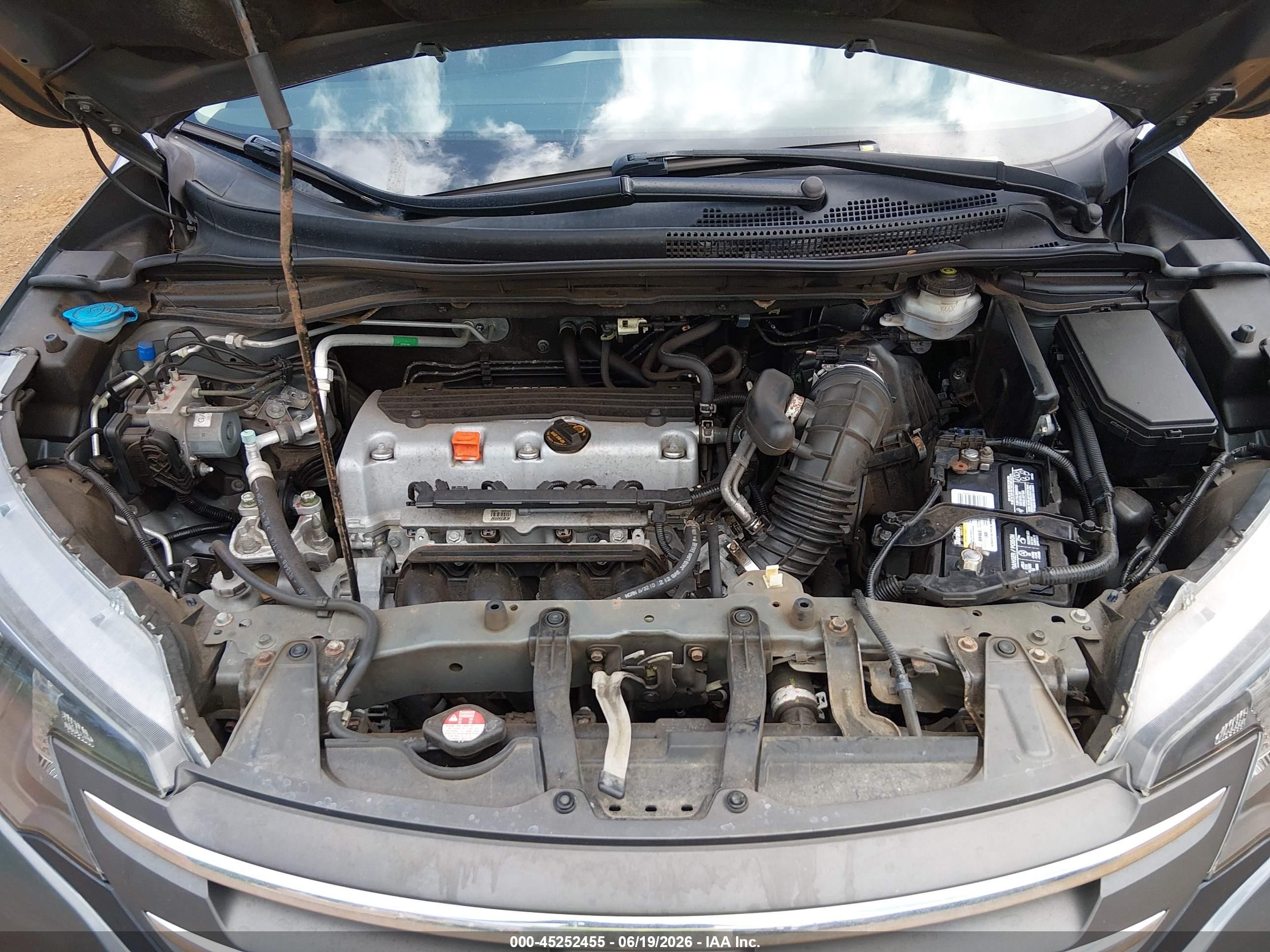 2013 Honda Cr-v Lx Gray vin: 2HKRM4H36DH620362