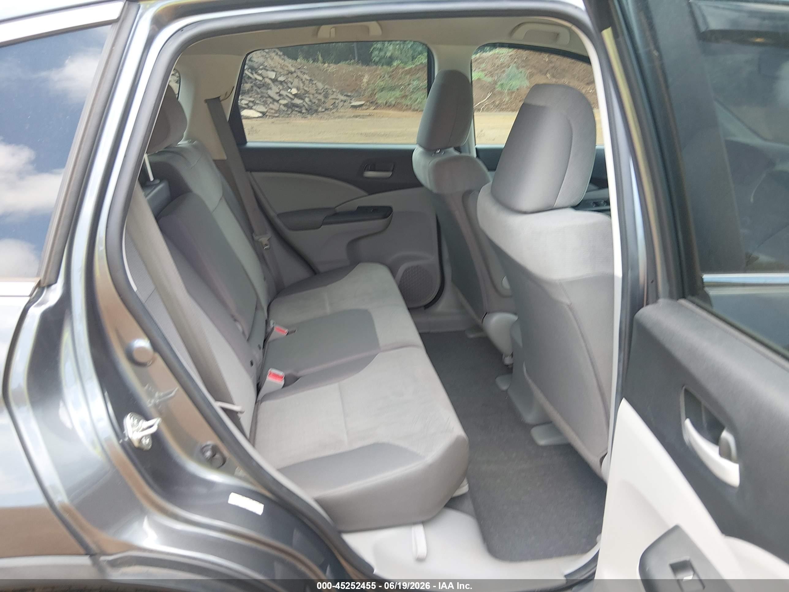 2013 Honda Cr-v Lx Gray vin: 2HKRM4H36DH620362