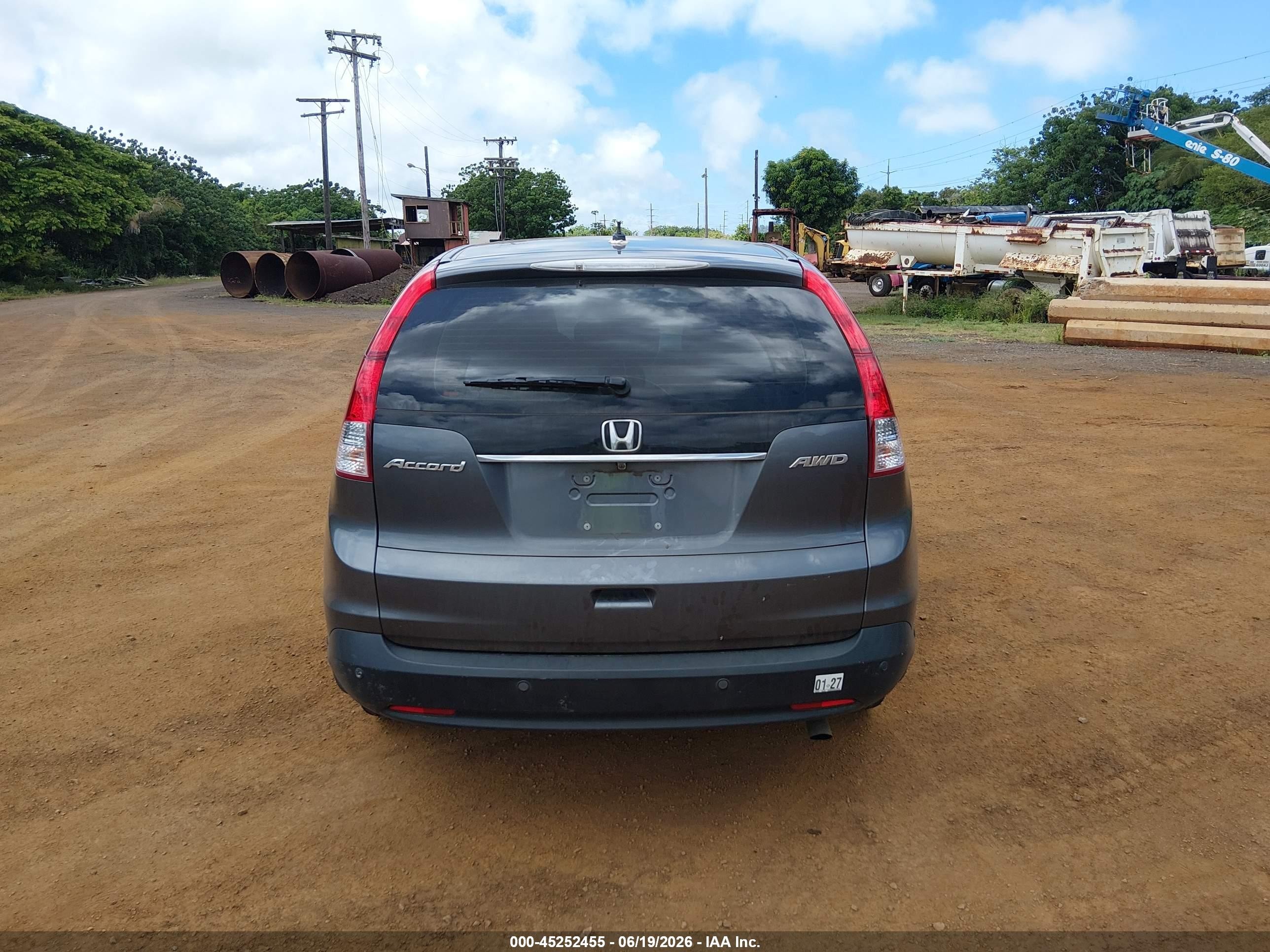 2013 Honda Cr-v Lx Gray vin: 2HKRM4H36DH620362