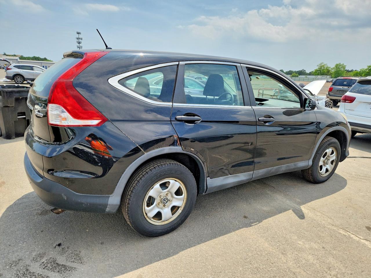 2013 Honda Cr-v Lx Black vin: 2HKRM4H36DH634259