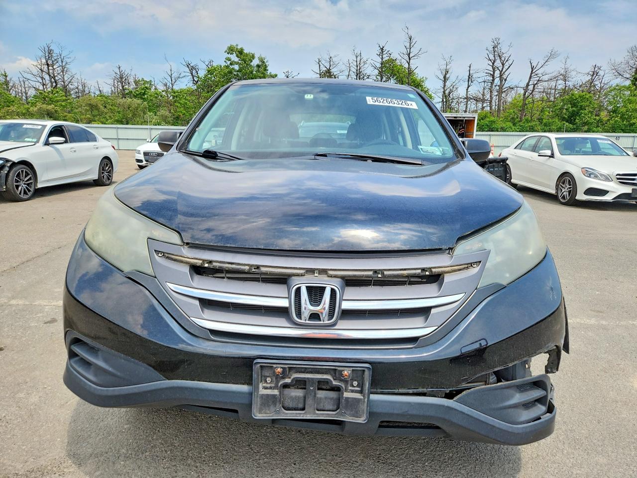 2013 Honda Cr-v Lx Black vin: 2HKRM4H36DH634259