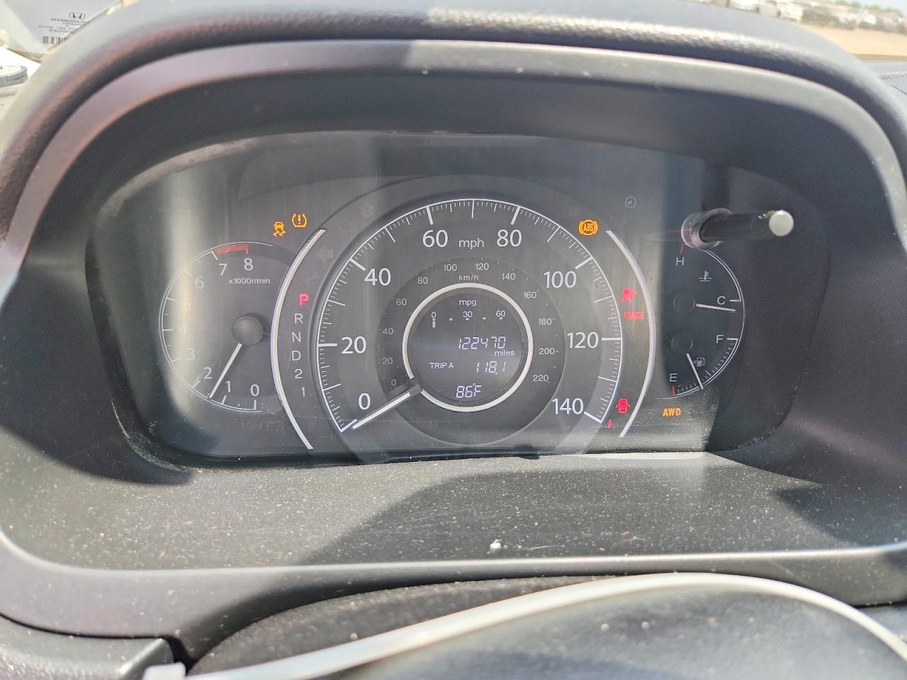 2013 Honda Cr-v Lx Gray vin: 2HKRM4H36DH639316