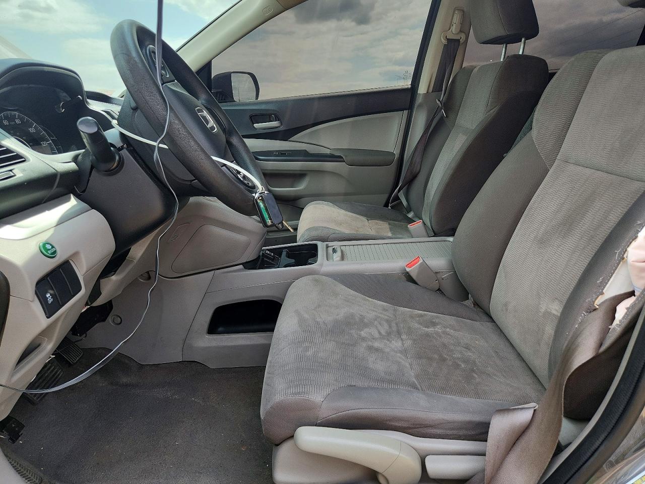 2013 Honda Cr-v Lx Gray vin: 2HKRM4H36DH639316