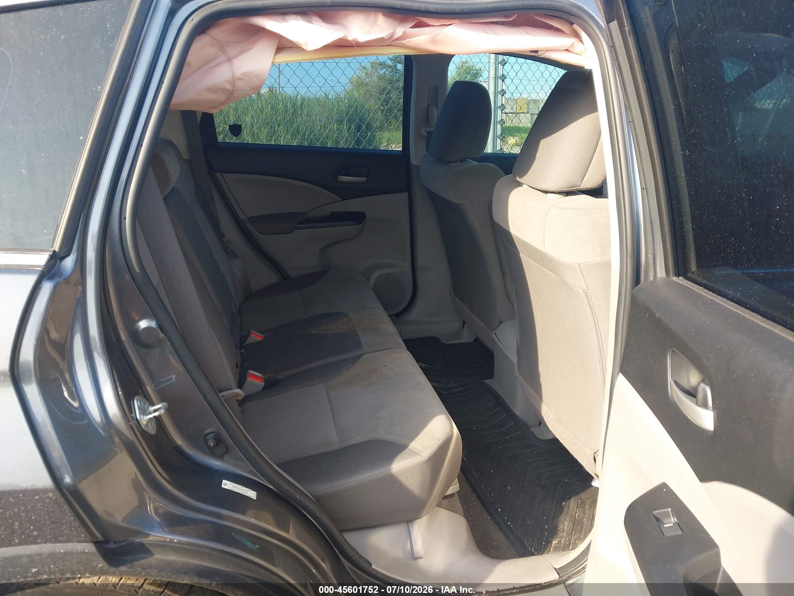 2013 Honda Cr-v Lx Gray vin: 2HKRM4H36DH643236