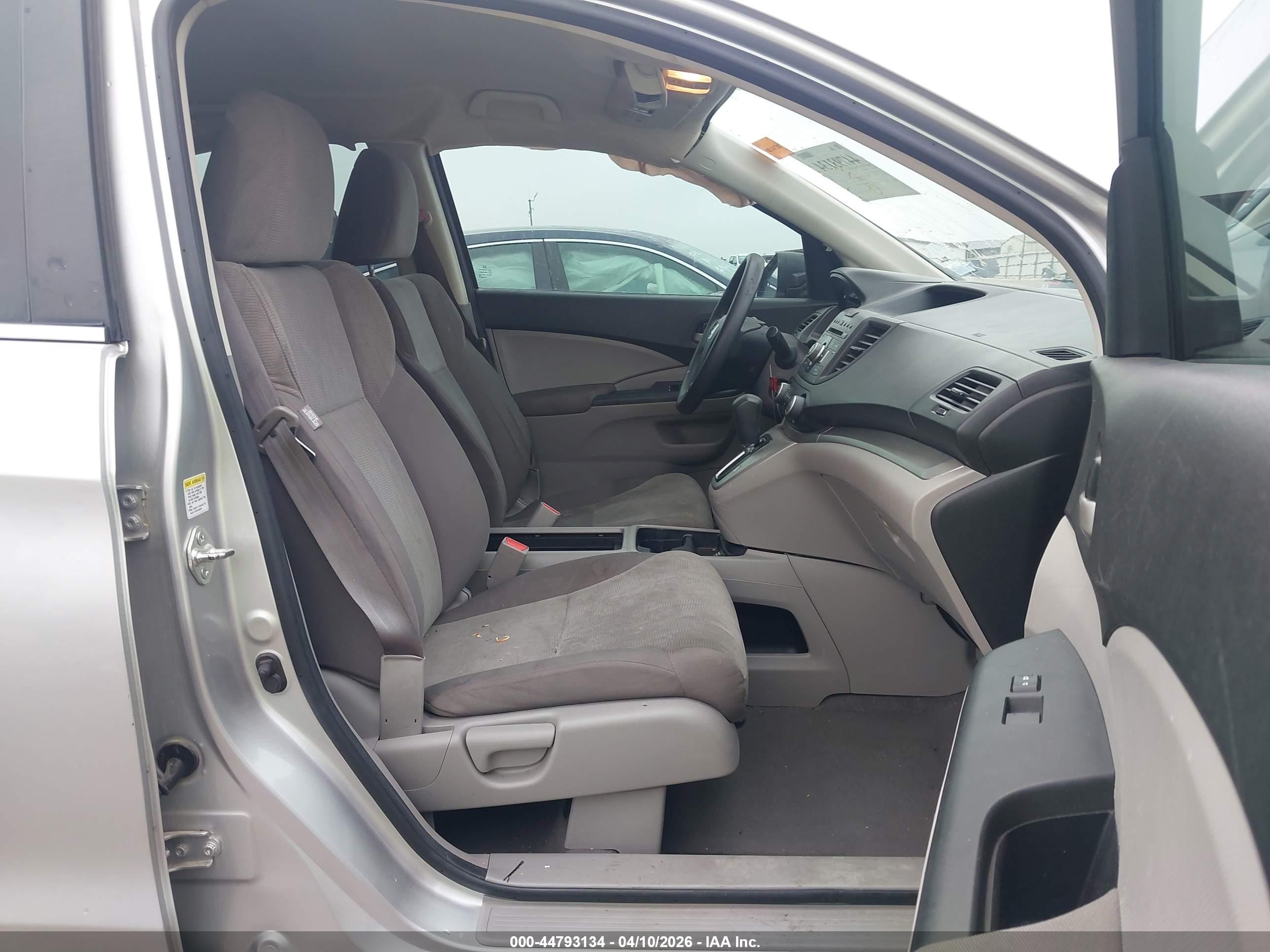 2013 Honda Cr-v Lx Gray vin: 2HKRM4H36DH652700