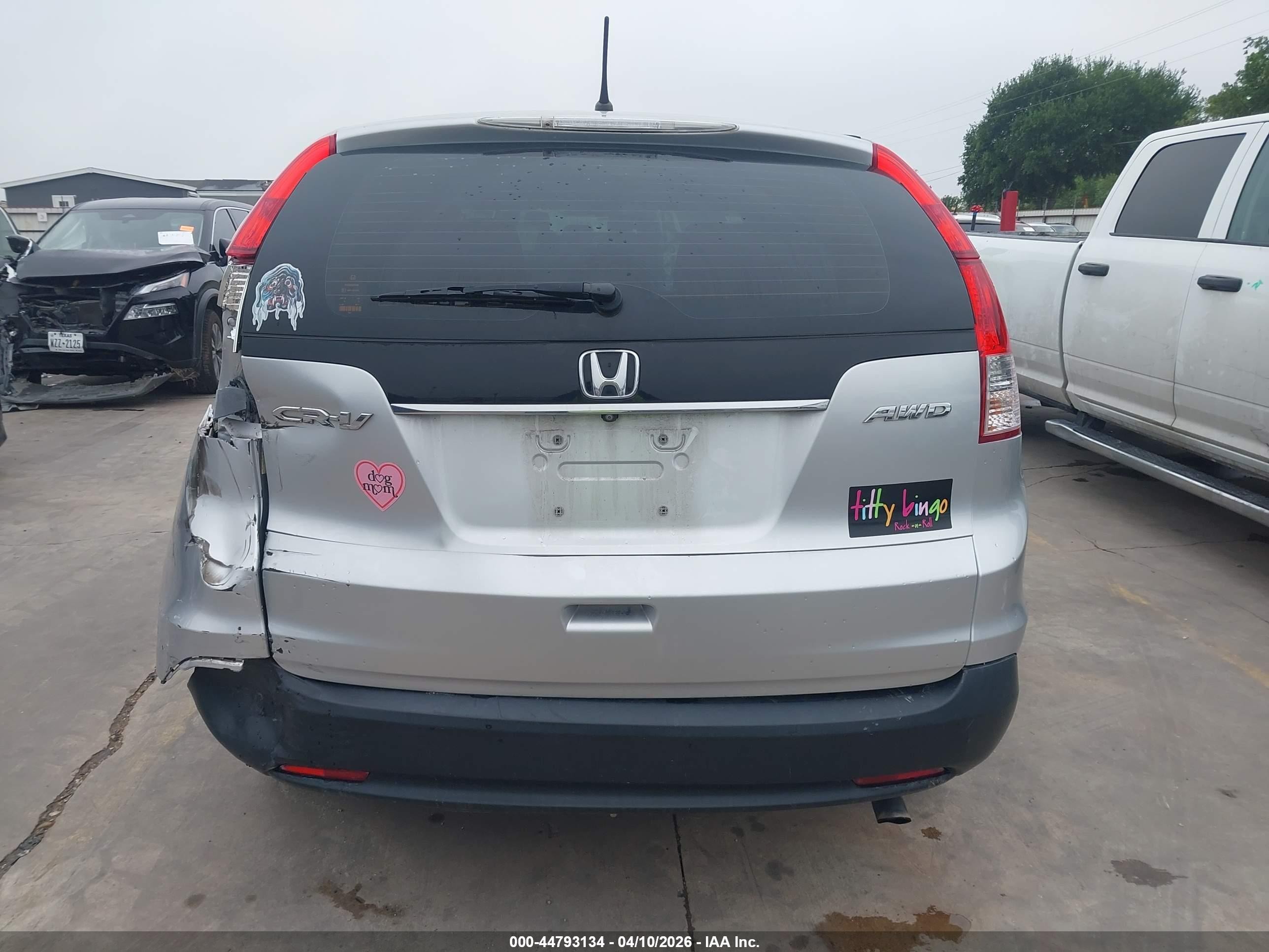 2013 Honda Cr-v Lx Gray vin: 2HKRM4H36DH652700
