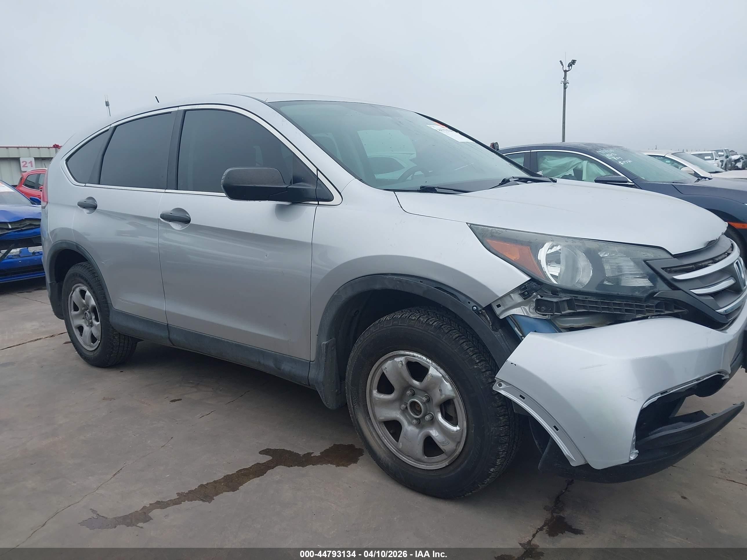 2013 Honda Cr-v Lx Gray vin: 2HKRM4H36DH652700