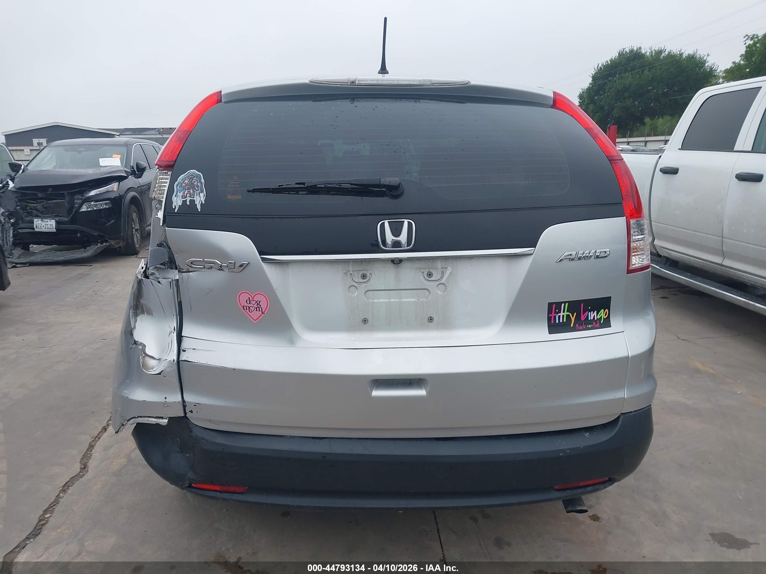 2013 Honda Cr-v Lx Gray vin: 2HKRM4H36DH652700